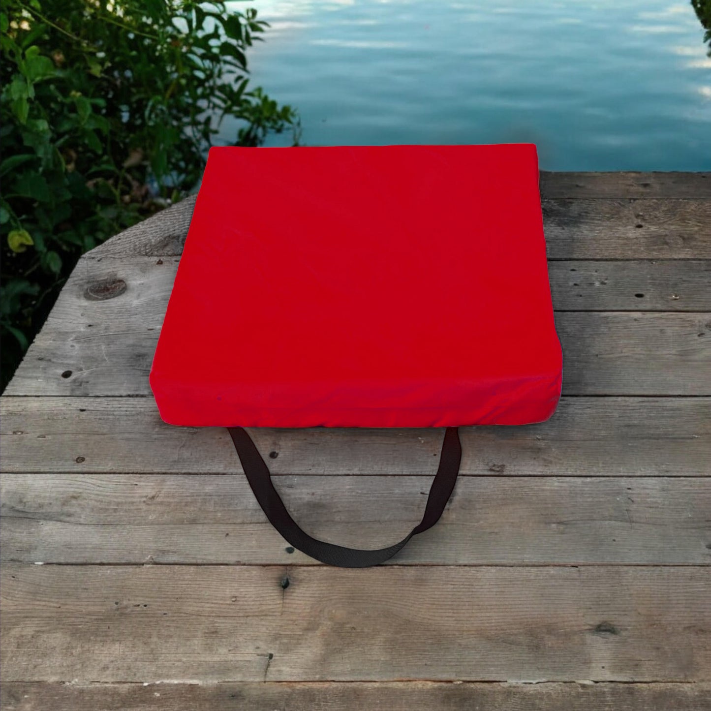 Bradley Type IV Boat Cushion USCG Approved Throwable Flotation Device; Coast Guard approved throw preserver with foam cushion; throwable boat cushion safety device