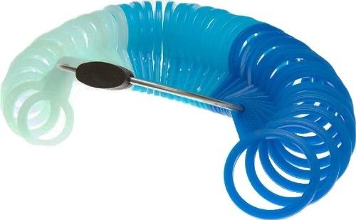 FINGER Ring Sizer Gauge MEASURE Sizes US 1-15 1/2 Plastic Tool JEWELRY