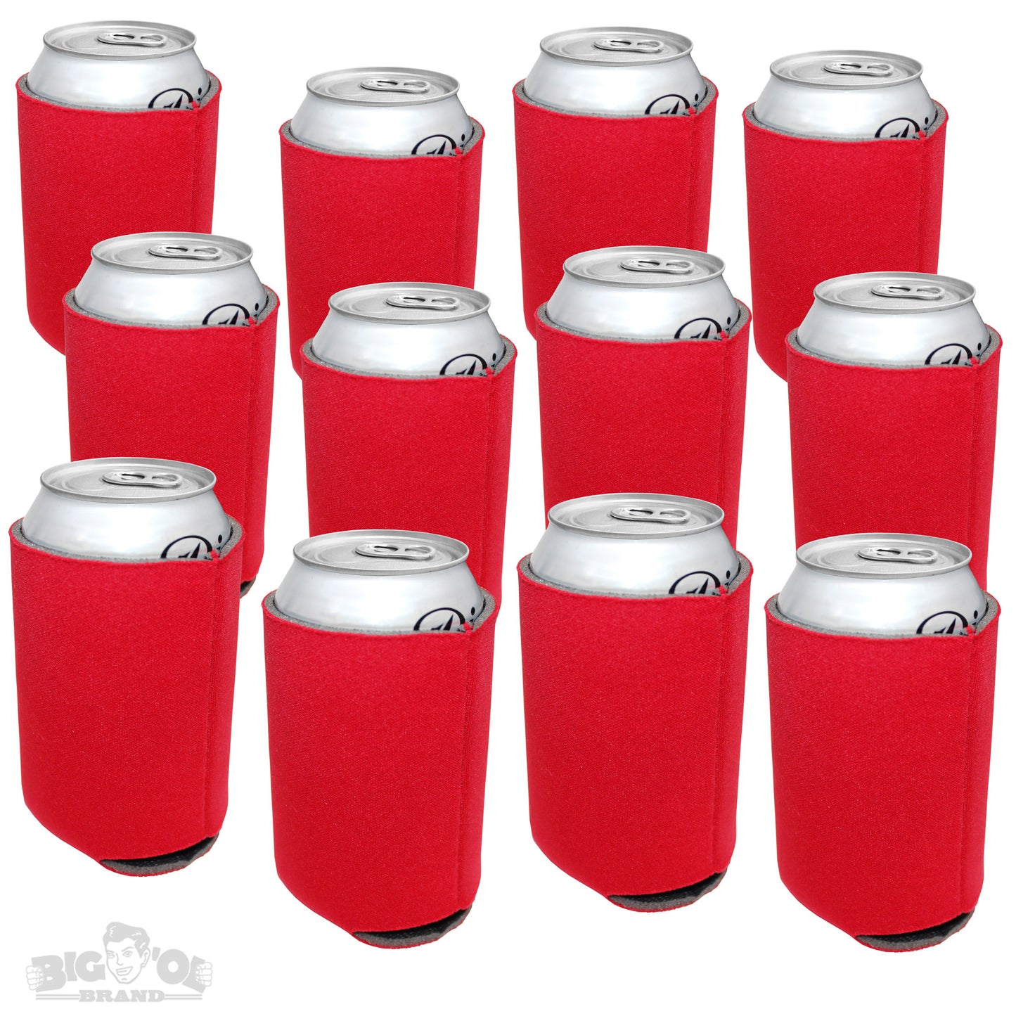 12-Pack Premium Blank Beverage Insulator Can Coolers – Customizable, Durable, and Perfect for Parties, Events, Weddings, Promotions, and Personalized Gifts or Favors.