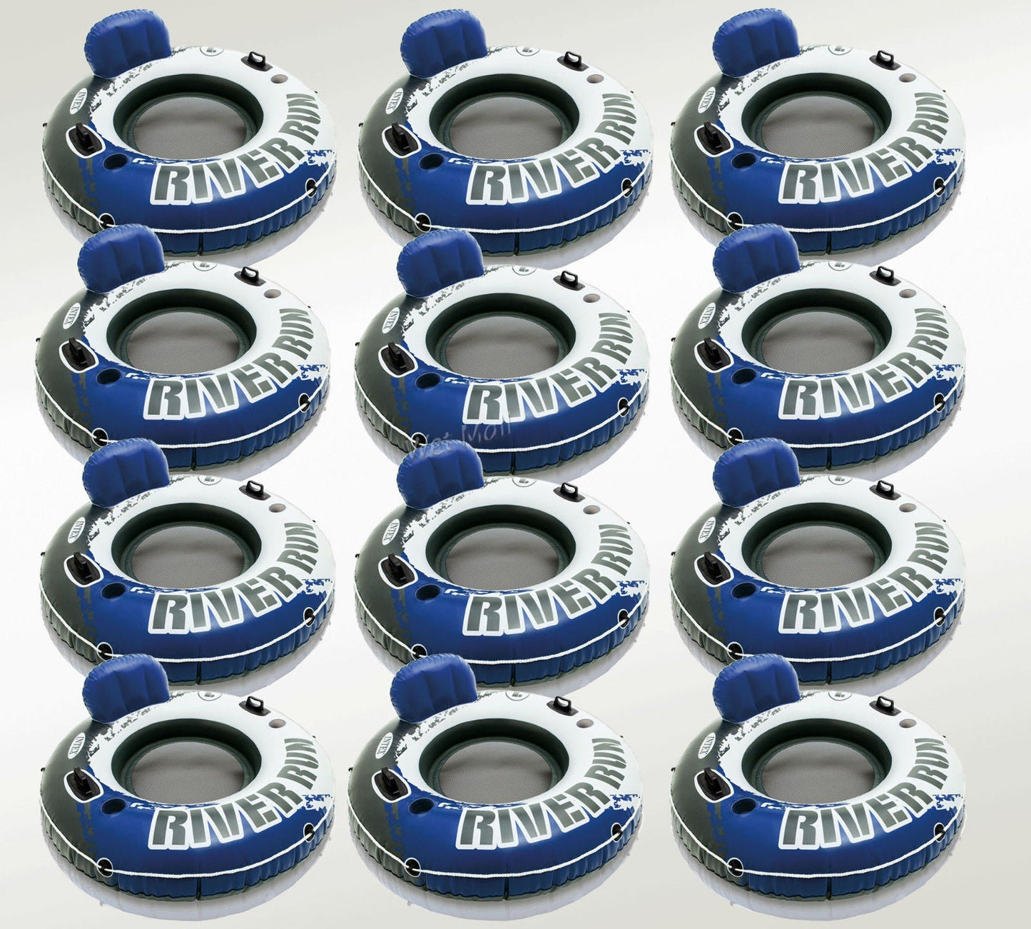 18 Pack Intex River Run I Tube Inflatable Float Raft 53" Diameter