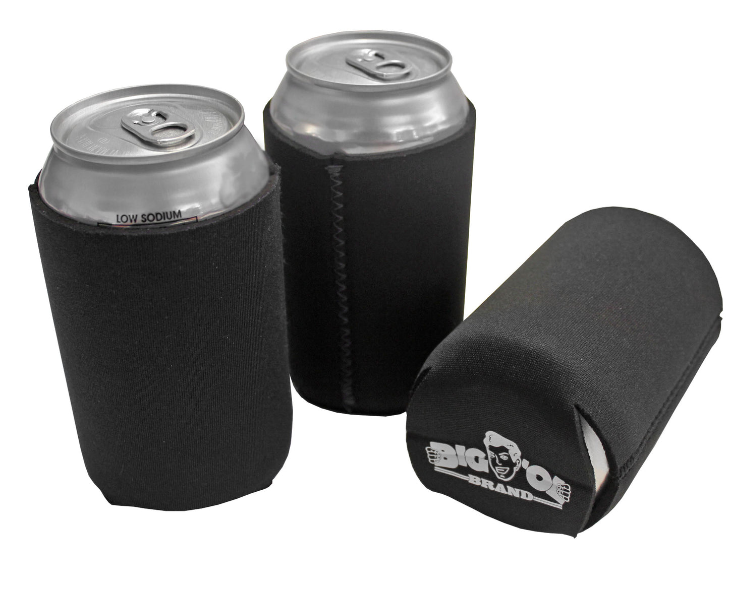 Neoprene Reversible Can Cooler Collapsible Sleeves for 12oz Cans - 12-Pack - Blank Design for any Event - Dual Sided Insulation Keeps Your Drinks Cool