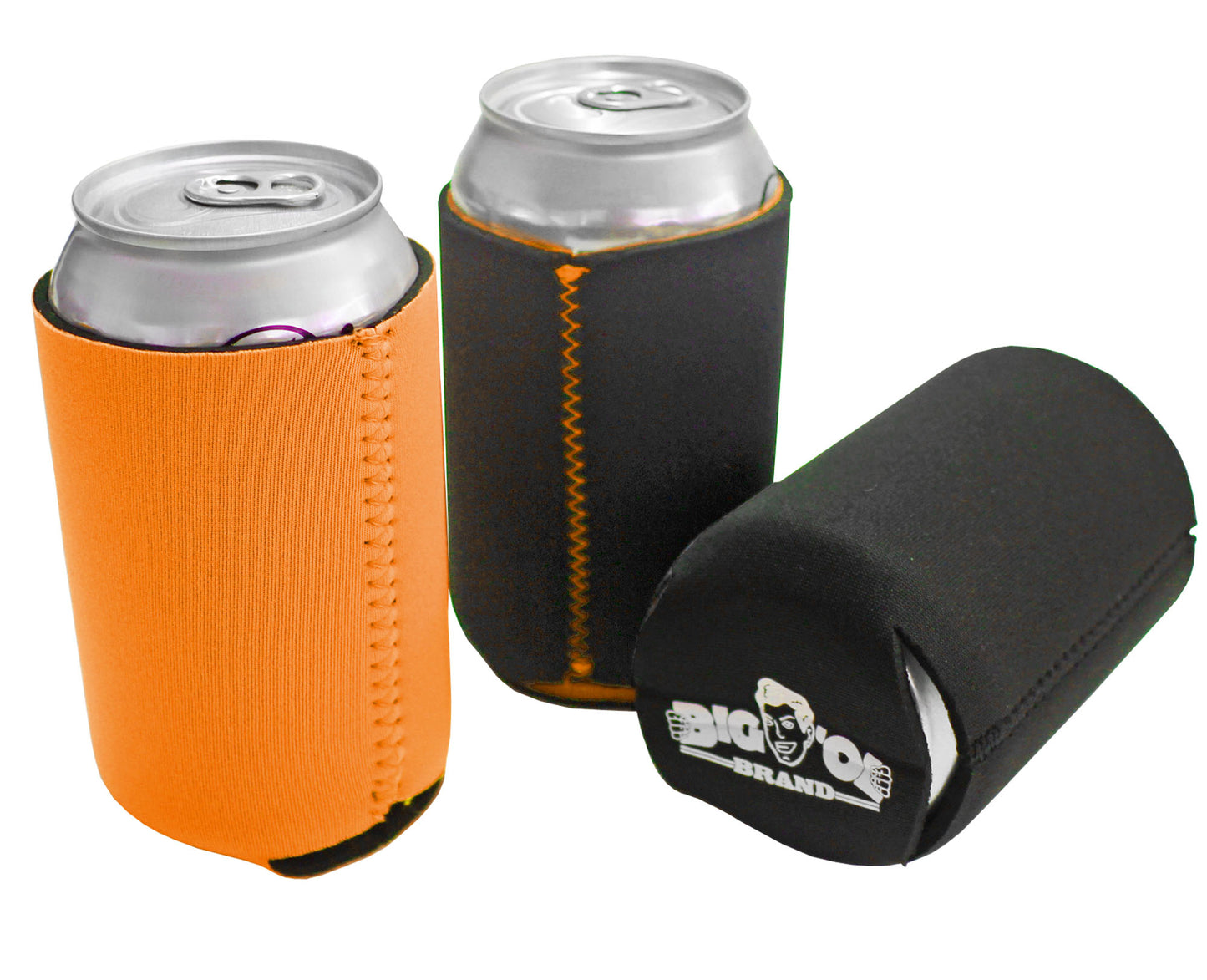 Neoprene Reversible Can Cooler Collapsible Sleeves for 12oz Cans - 12-Pack - Blank Design for any Event - Dual Sided Insulation Keeps Your Drinks Cool
