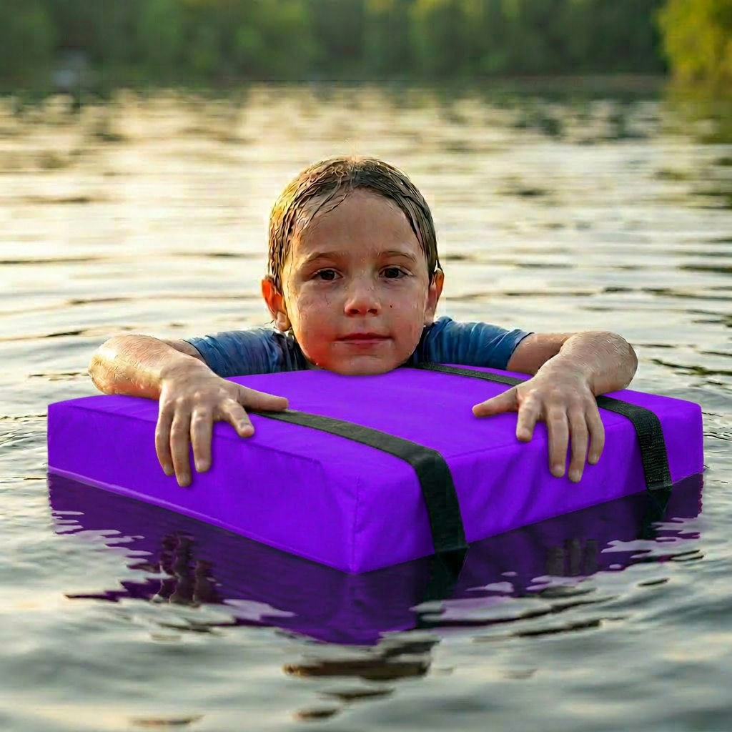 Bradley Type IV Boat Cushion USCG Approved Throwable Flotation Device; Coast Guard approved throw preserver with foam cushion; throwable boat seat safety device