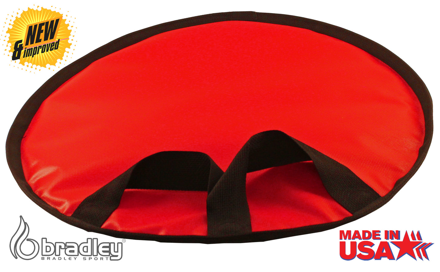 Bradley Flexible Snow Saucer - Lightweight Padded Insert Cushion for Bradley Snow Tubes, Winter Sled, 24" or 36" Size, RapidGlide Technology for Smooth Ride