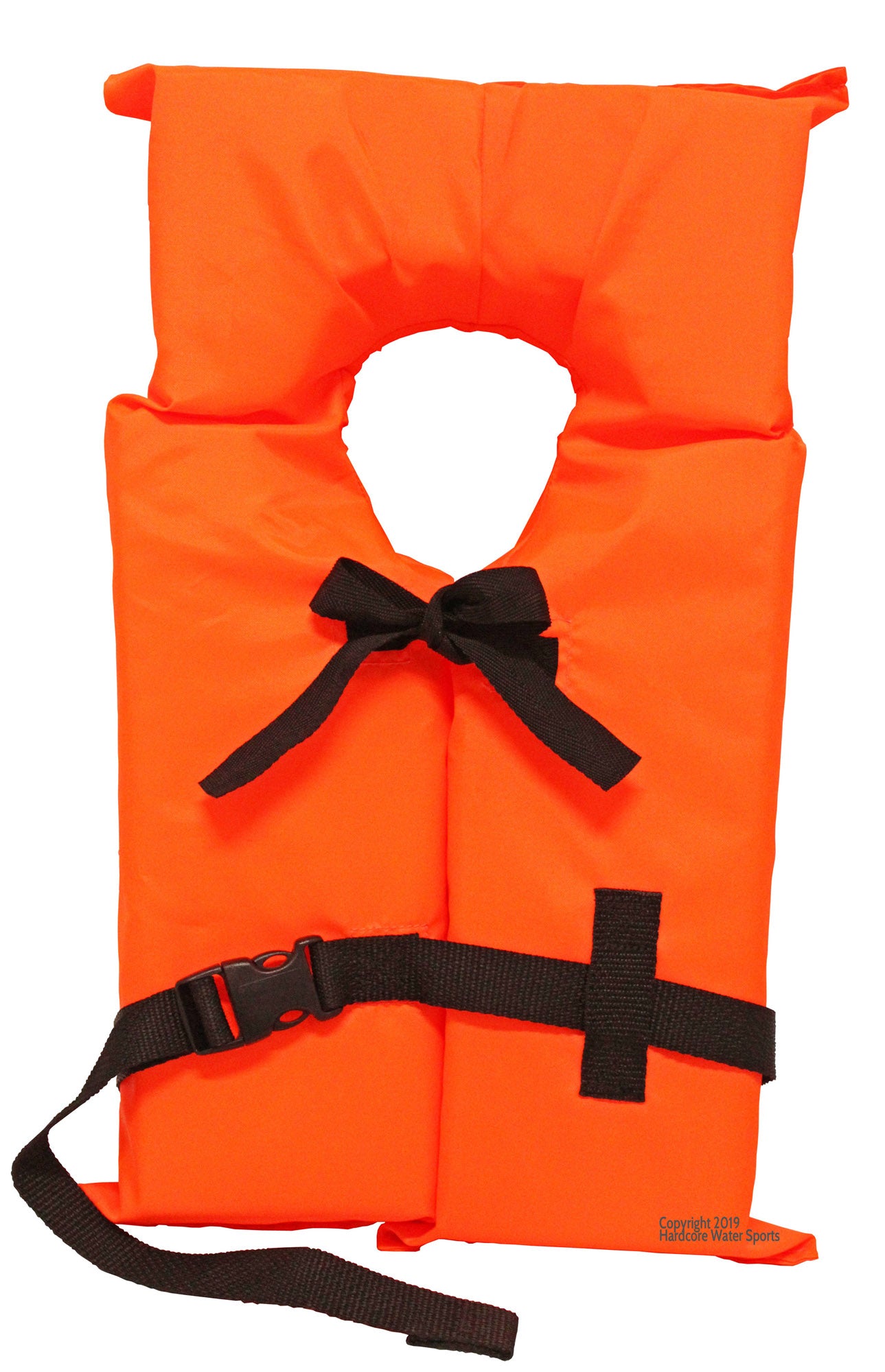 4 Pack Coast Guard approved life jackets for adults. High visibility color Type II keyhole life vest in classic May West style. Compliance flotation device