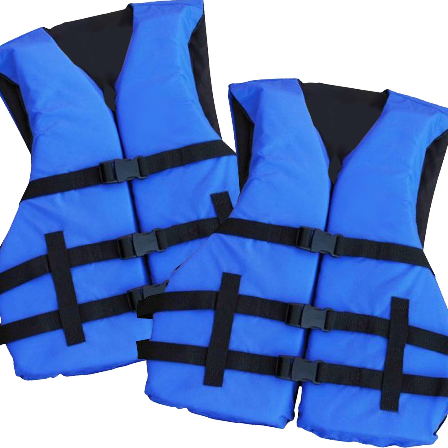 2 Pack Life jacket paddle vest; Coast Guard approved Type III PFD life vest flotation device; Jet ski, wakeboard, kayak; Ideal extra life jacket for pontoon boat