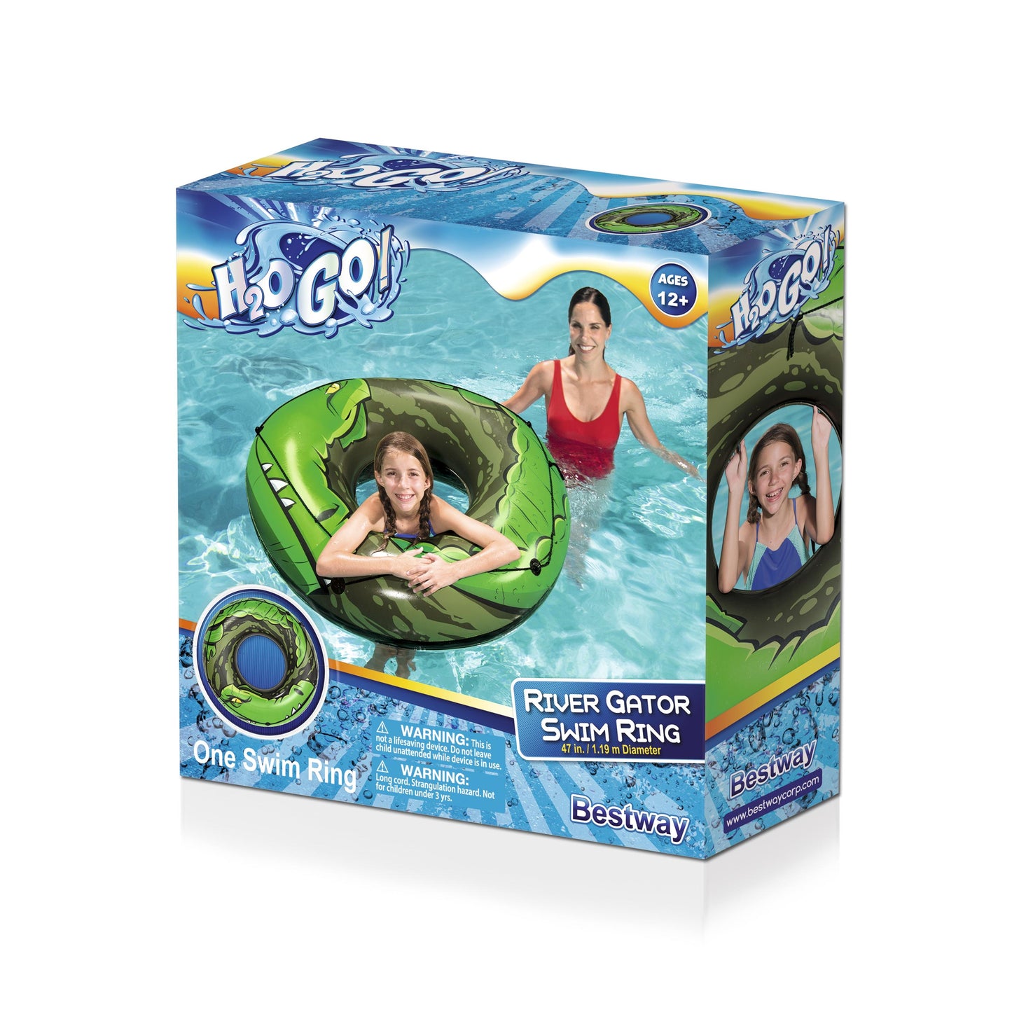 H2OGO! River Gator Inflatable Tube