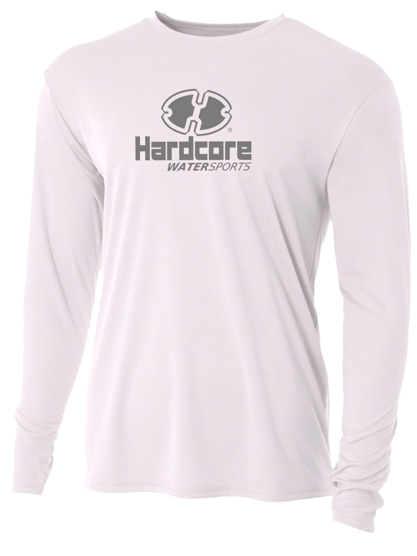 Hardcore Men's Long Sleeve Loose Fit Rash Guard Surf Shirt for Water Sports | Lightweight, Quick-Dry Swimwear
