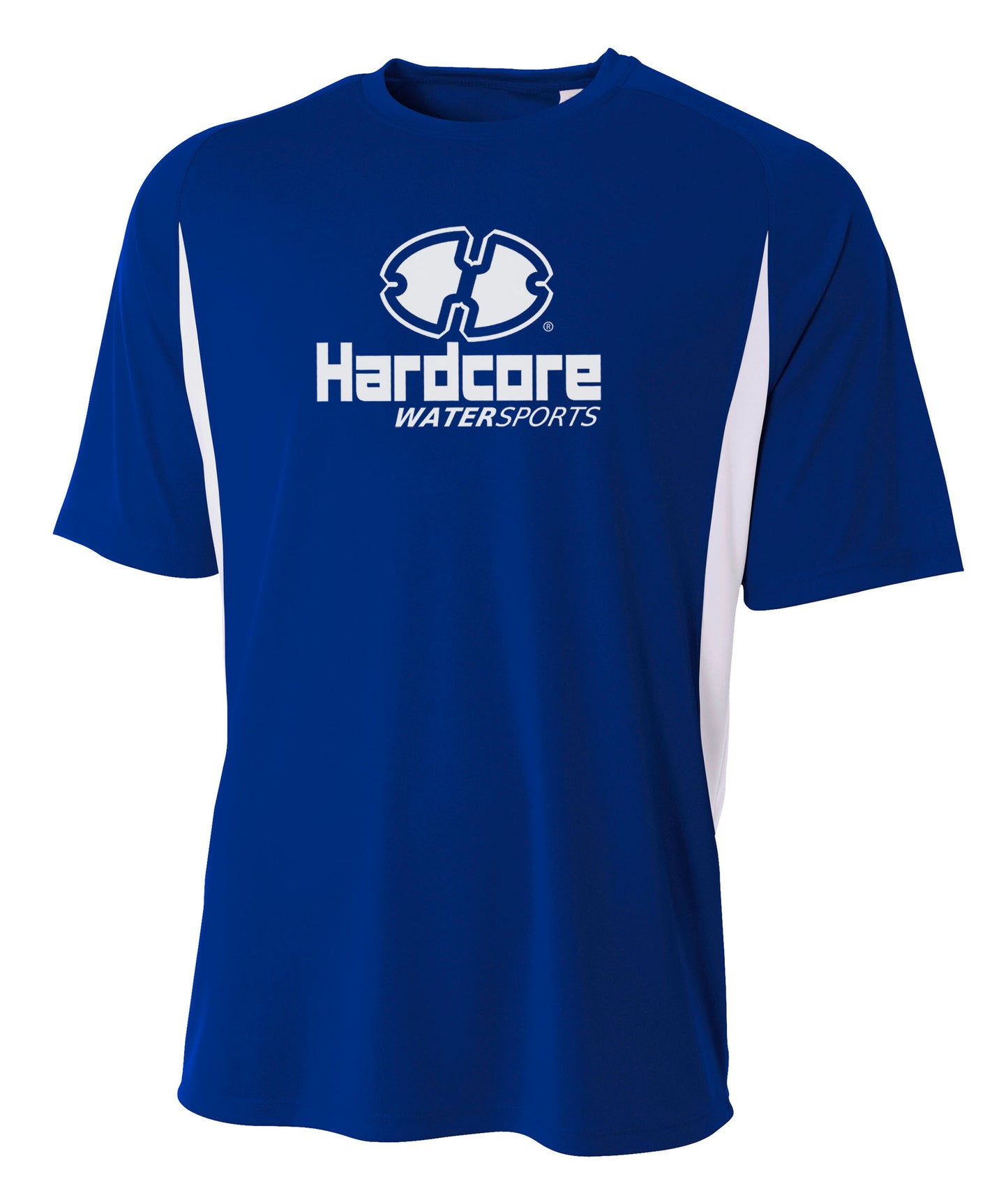 Hardcore Men's Short Sleeve Rash Guard Comfortable Performance Swim Shirt