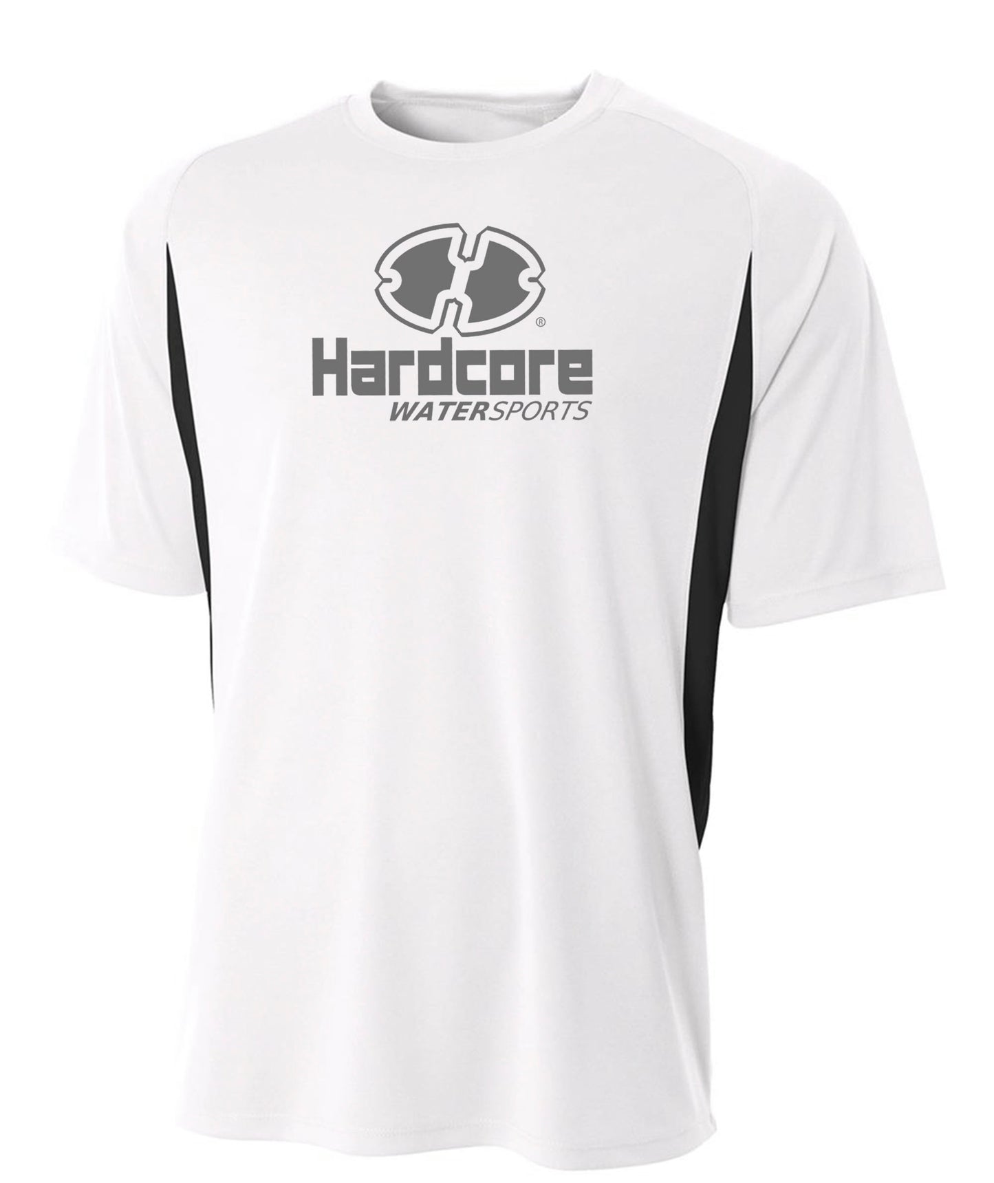 Hardcore Men's Short Sleeve Rash Guard Comfortable Performance Swim Shirt