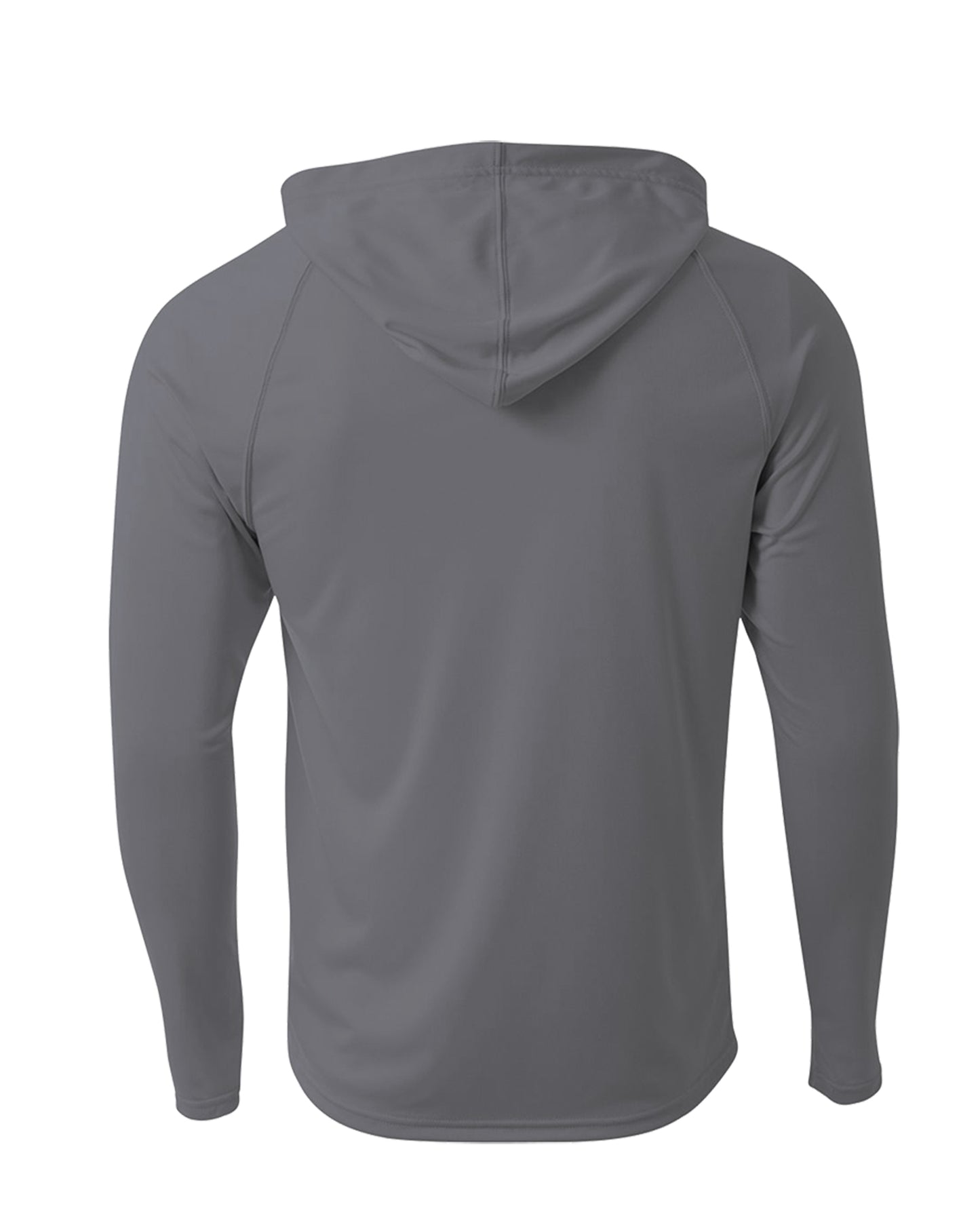 Hardcore Men's Long Sleeve Hooded Rash Guard Comfortable Performance Swim Shirt