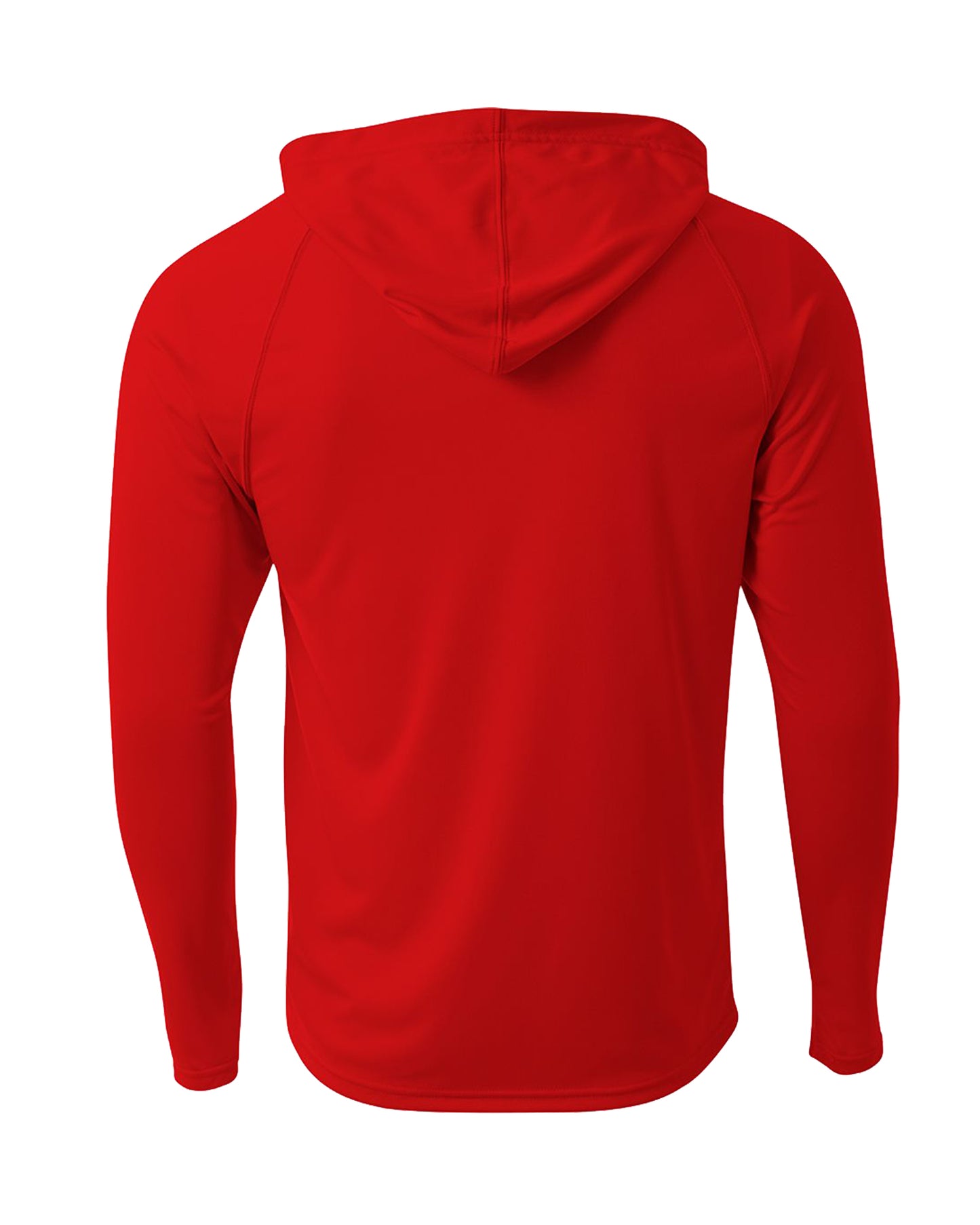 Hardcore Men's Long Sleeve Hooded Rash Guard Comfortable Performance Swim Shirt