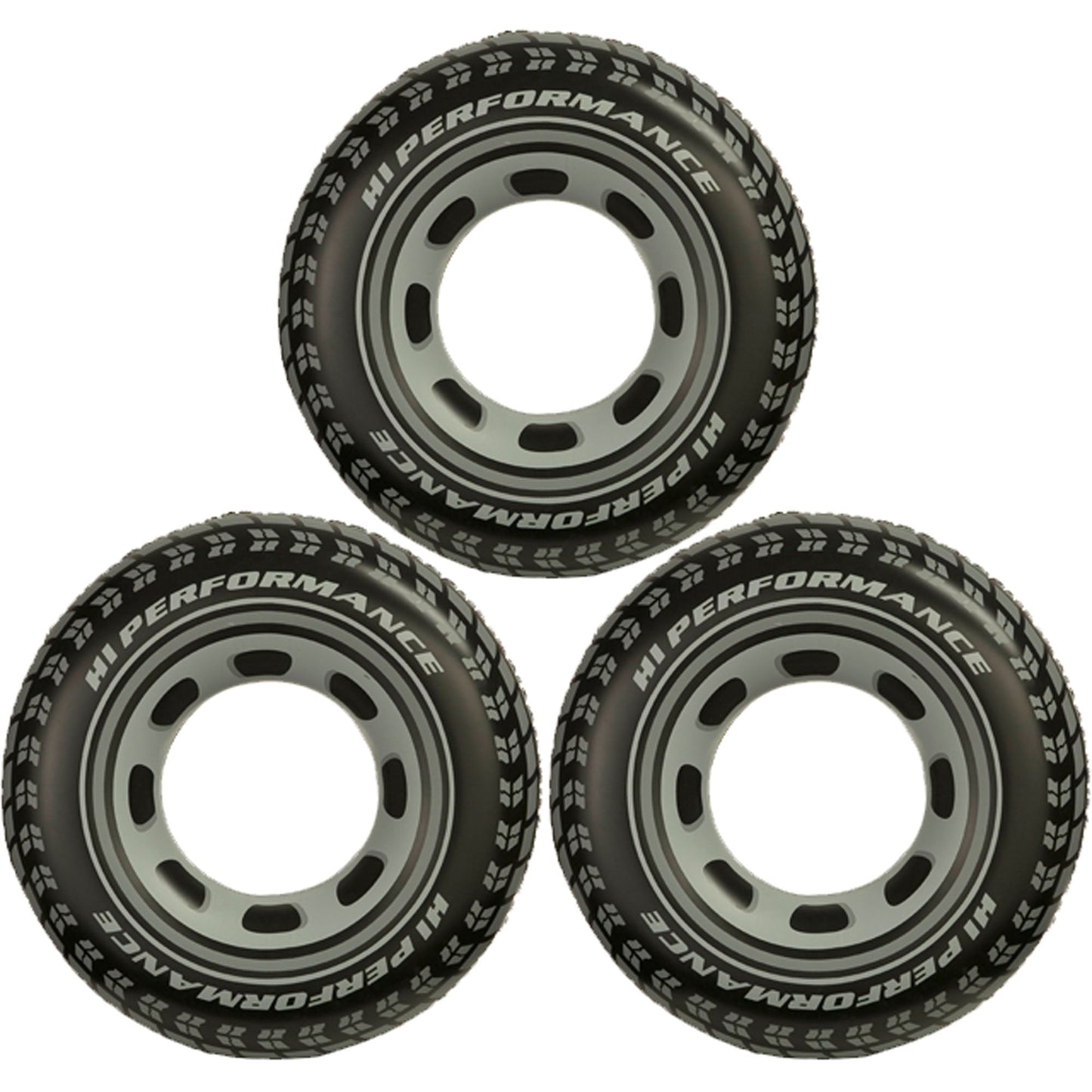 (3) Intex Giant Tire Tube Inflatable Water Swimming Pool Ring Float Raft Lounger