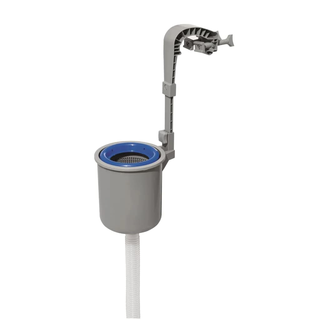 Bestway 58233E 800 GPH Above Ground Swimming Pool Surface Skimmer Debris Cleaner with Quick Set Up & Adjustable Mounting Bracket for Customized Height