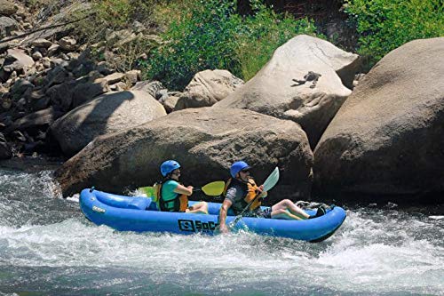 Inflatable 2 Person Whitewater Kayak (Yellow)