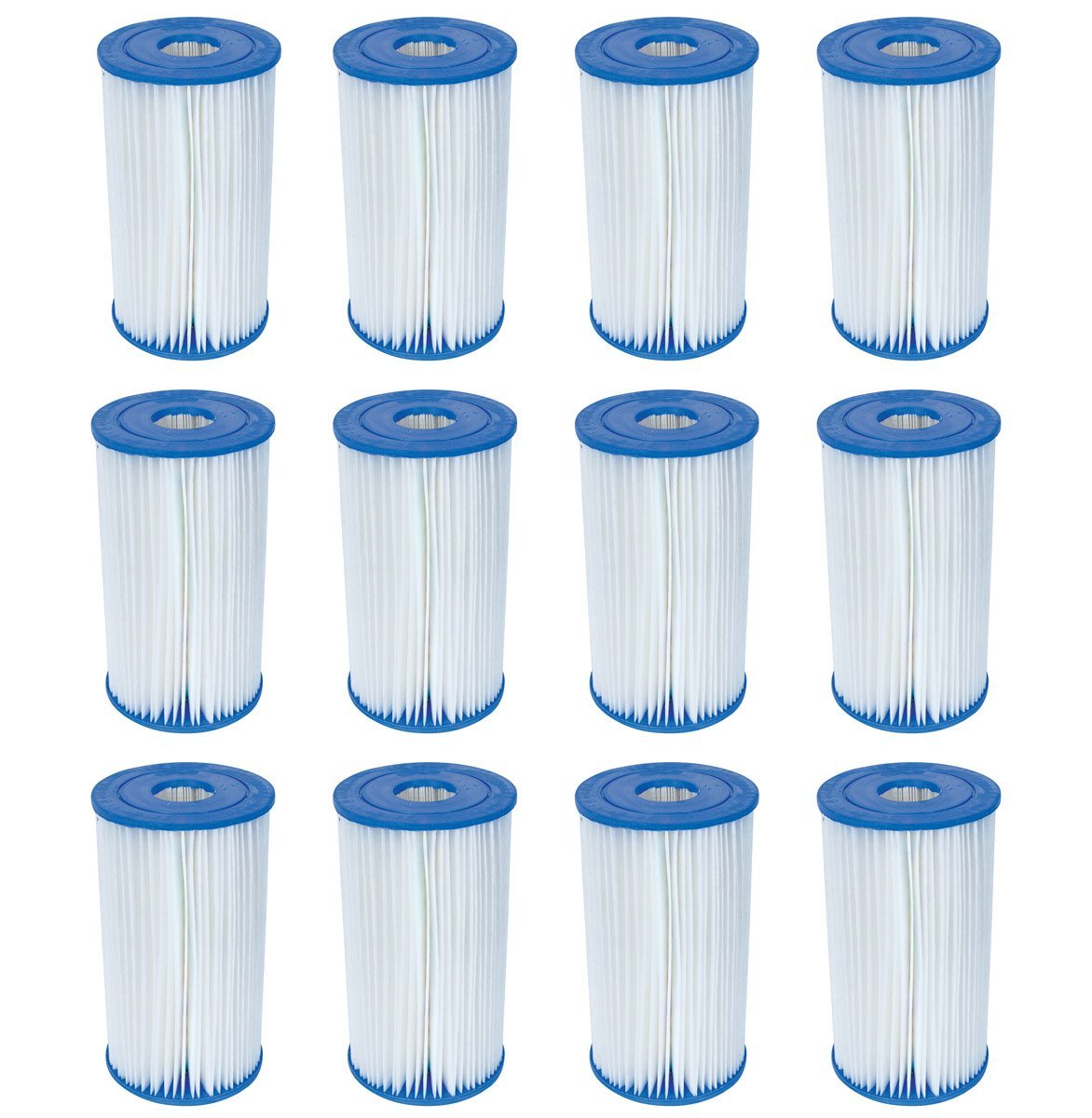 12 Bestway Type IV / B Filter Cartridges for 2500 GPH Above Ground Pool Filters