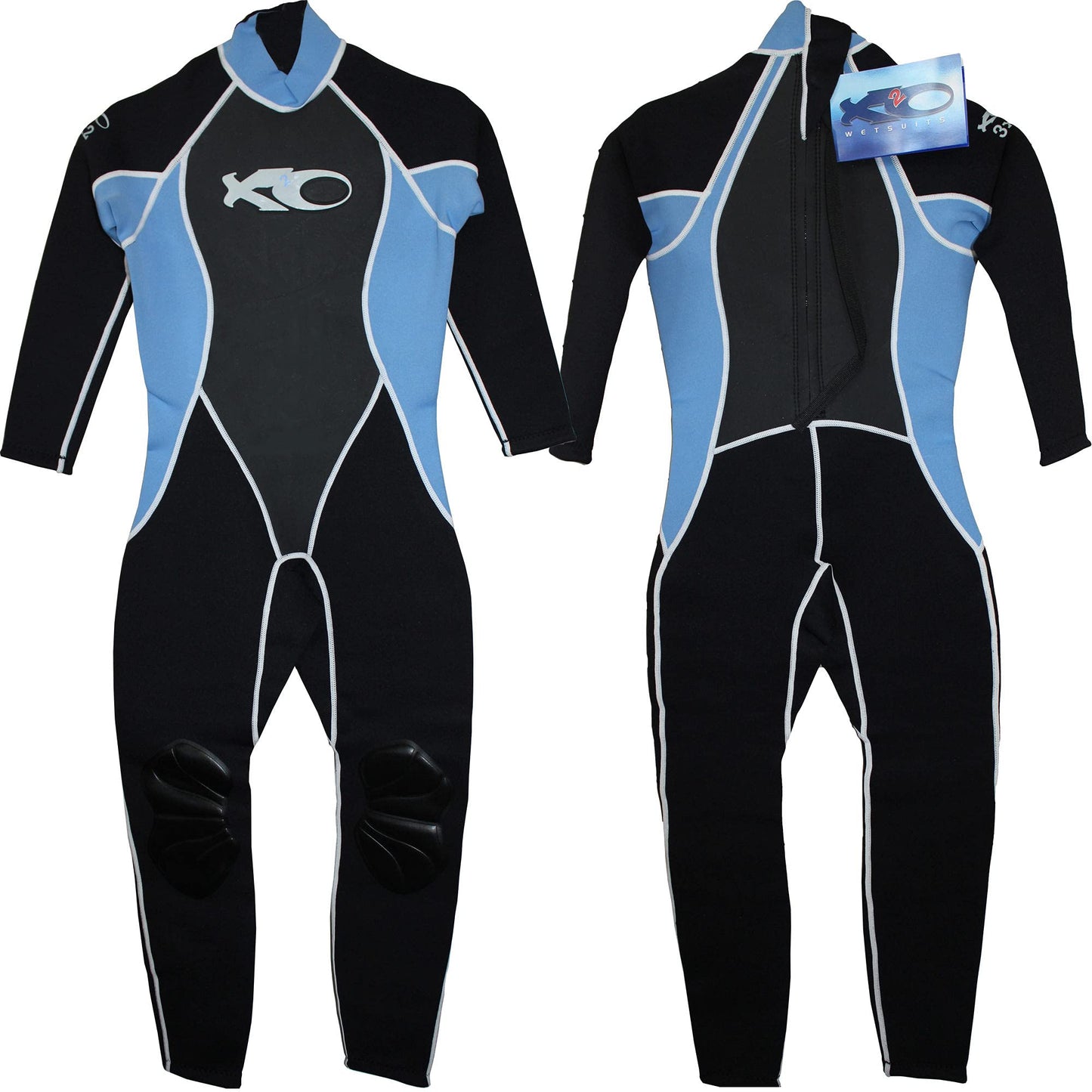 X2O Women's Full Wetsuit 3:2 Powder Blue - Large