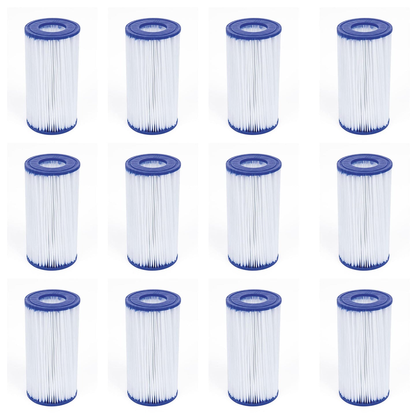 12 Pack Bestway Type III A/C Filter Cartridge for 1000 & 1500 GPH Filter Pumps