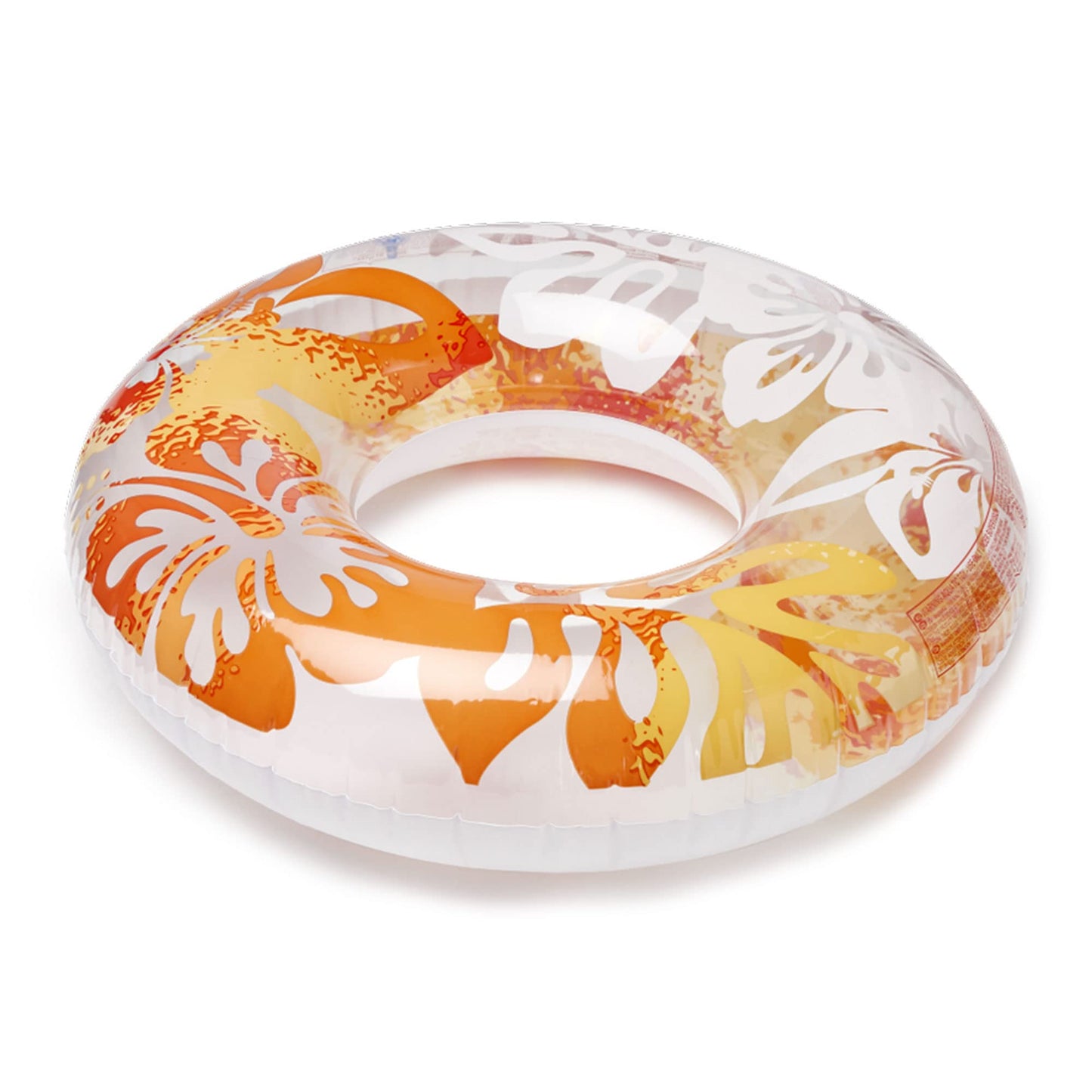 Intex Clear Color Tube Inflatable Swimming Pool Float Raft Flower Design