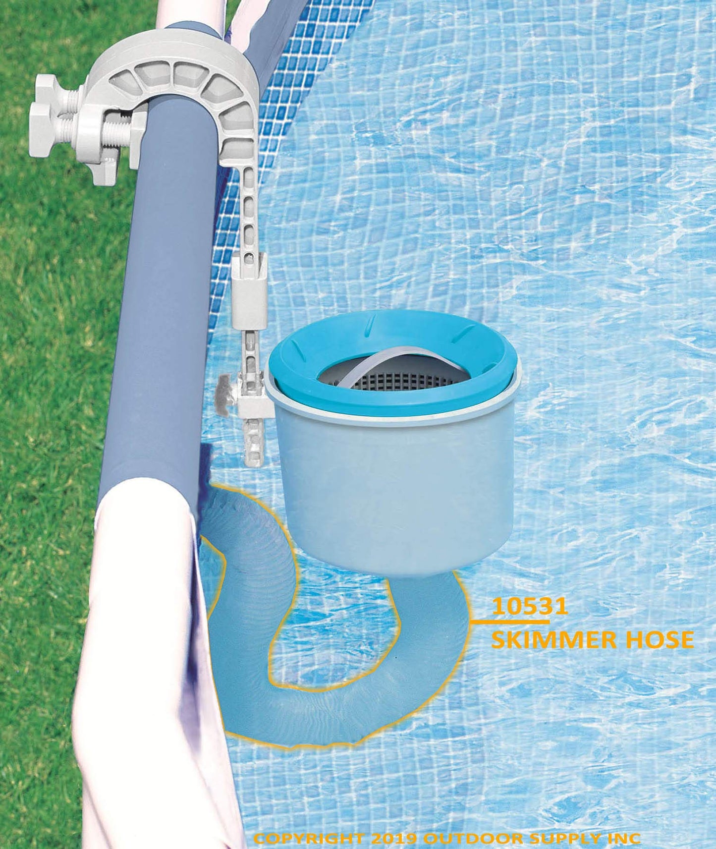 Intex Swimming Pool Hose Universal, White Diameter 32 mm x 150 cm