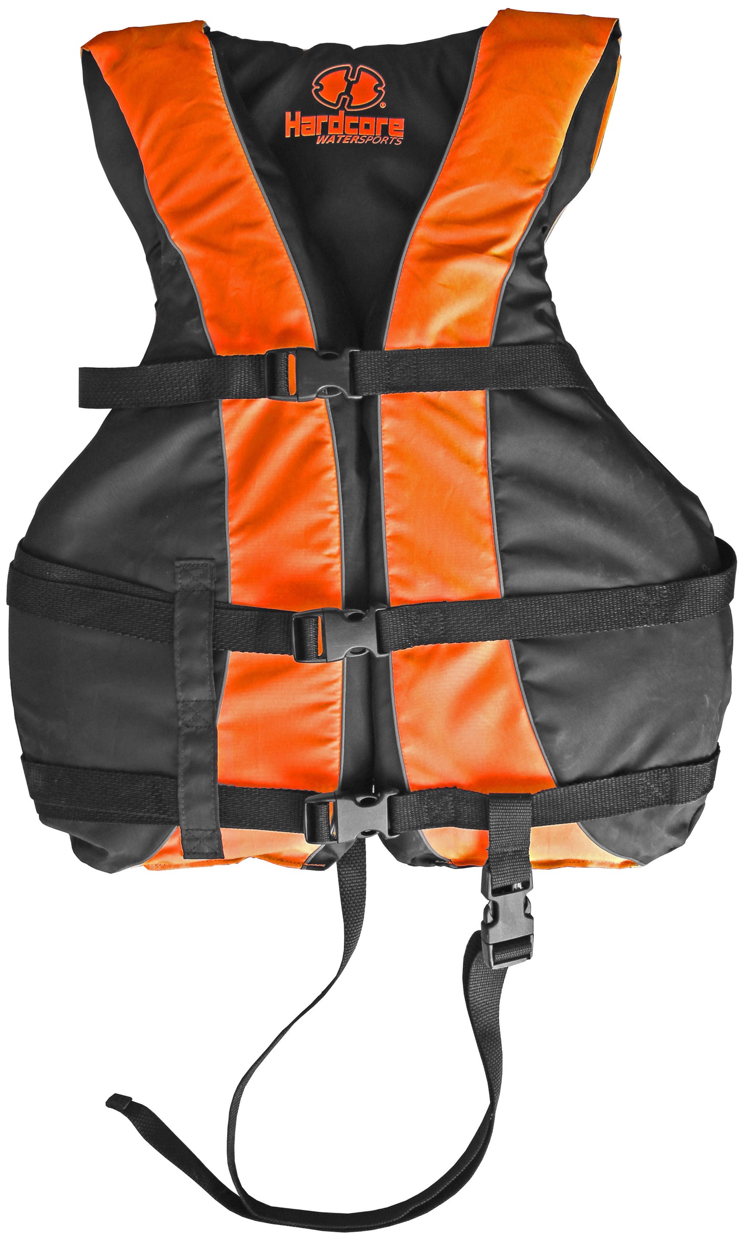 Hardcore life jacket paddle vest; Coast Guard approved Type III PFD life vest flotation device; Jet ski, wakeboard, kayak; Ideal extra life jacket for your pontoon boat w/ Leg Strap