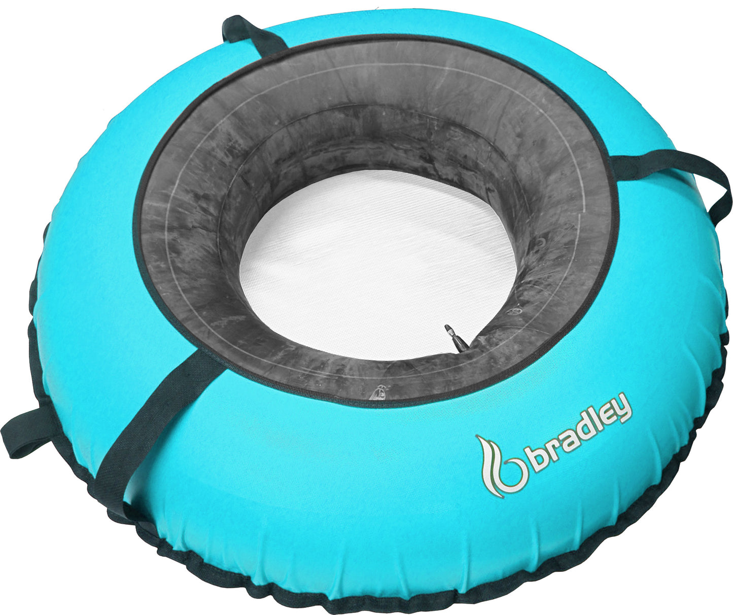 Pack of two Bradley heavy duty tubes for floating the river; Whitewater water tube; Rubber inner tube with cover for river floating; Linking tandem river tubes; river raft tube