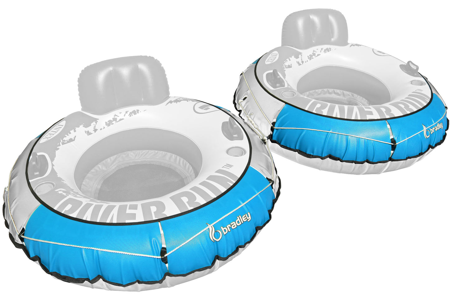 2 Pack Heavy Duty River Tube Cover Only; Made in USA to fit River Run Tube; Compatible with Intex Inflatable River Run river float tube & Most 53" River Tubes