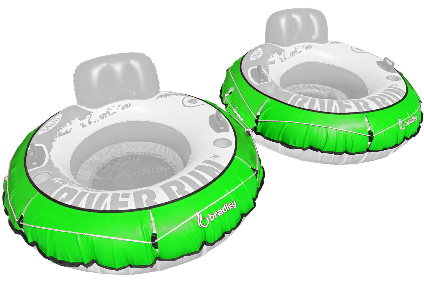 2 Pack Heavy Duty River Tube Cover Only; Made in USA to fit River Run Tube; Compatible with Intex Inflatable River Run river float tube & Most 53" River Tubes