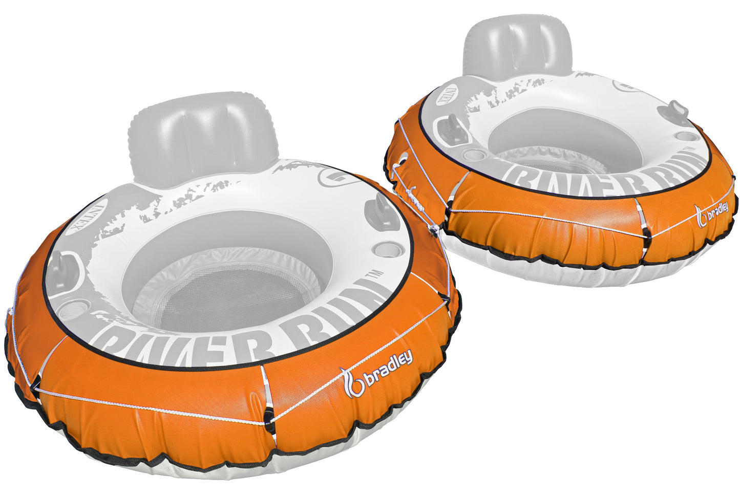 2 Pack Heavy Duty River Tube Cover Only; Made in USA to fit River Run Tube; Compatible with Intex Inflatable River Run river float tube & Most 53" River Tubes
