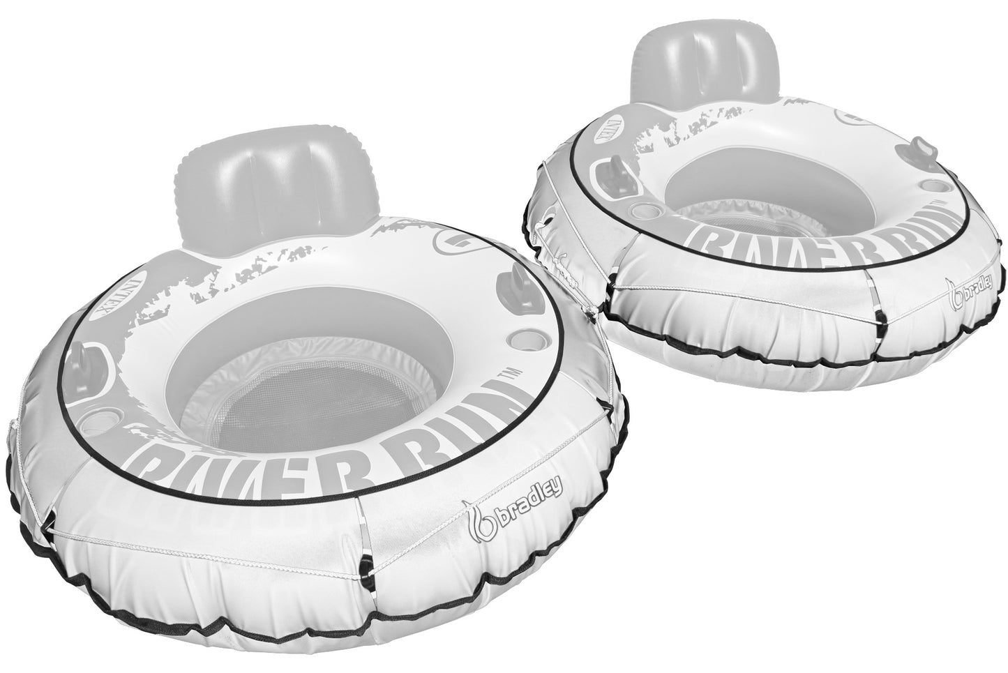 2 Pack Heavy Duty River Tube Cover Only; Made in USA to fit River Run Tube; Compatible with Intex Inflatable River Run river float tube & Most 53" River Tubes