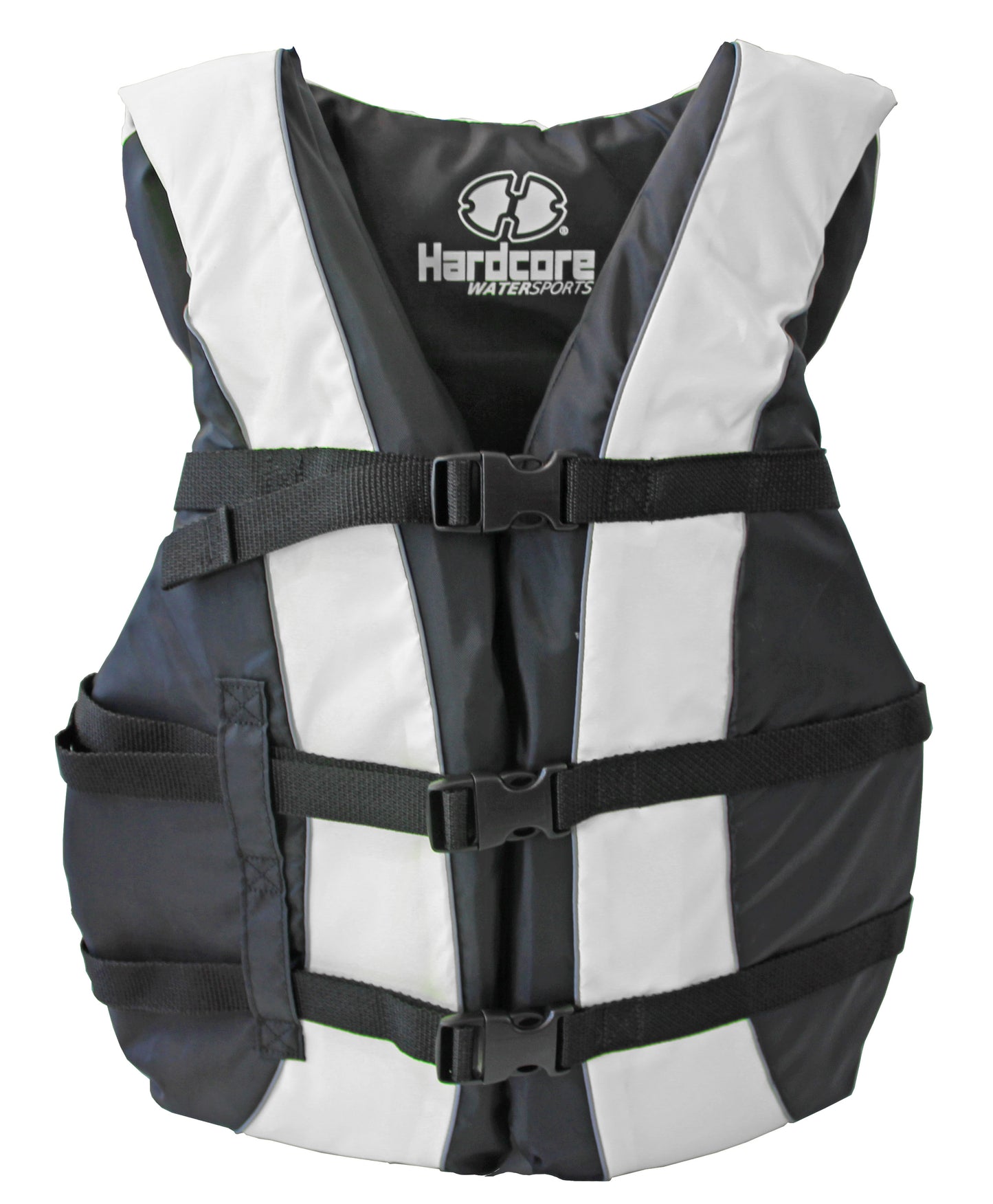 Hardcore life jacket paddle vest; Coast Guard approved Type III PFD life vest flotation device; Jet ski, wakeboard, kayak; Ideal extra life jacket for your pontoon boat