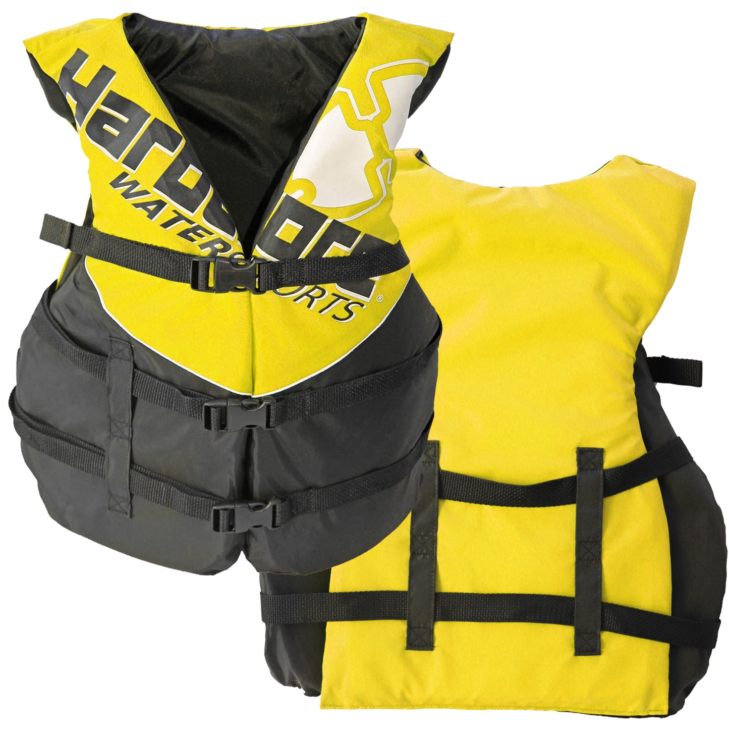 4 pack Hardcore Coast Guard type III PFD for adults; life jacket paddle vest for adults; life vest flotation device; Jet ski, wakeboard, kayak; extra life jacket for pontoon boat