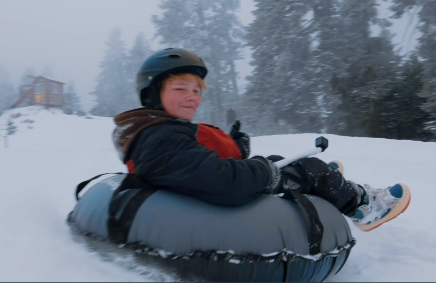 Set of 2 Bradley 50-Inch Snow Tubes with Heavy Duty Covers for Extreme Sledding Fun | Patented Inflatable Tubes for Performance | Made in USA