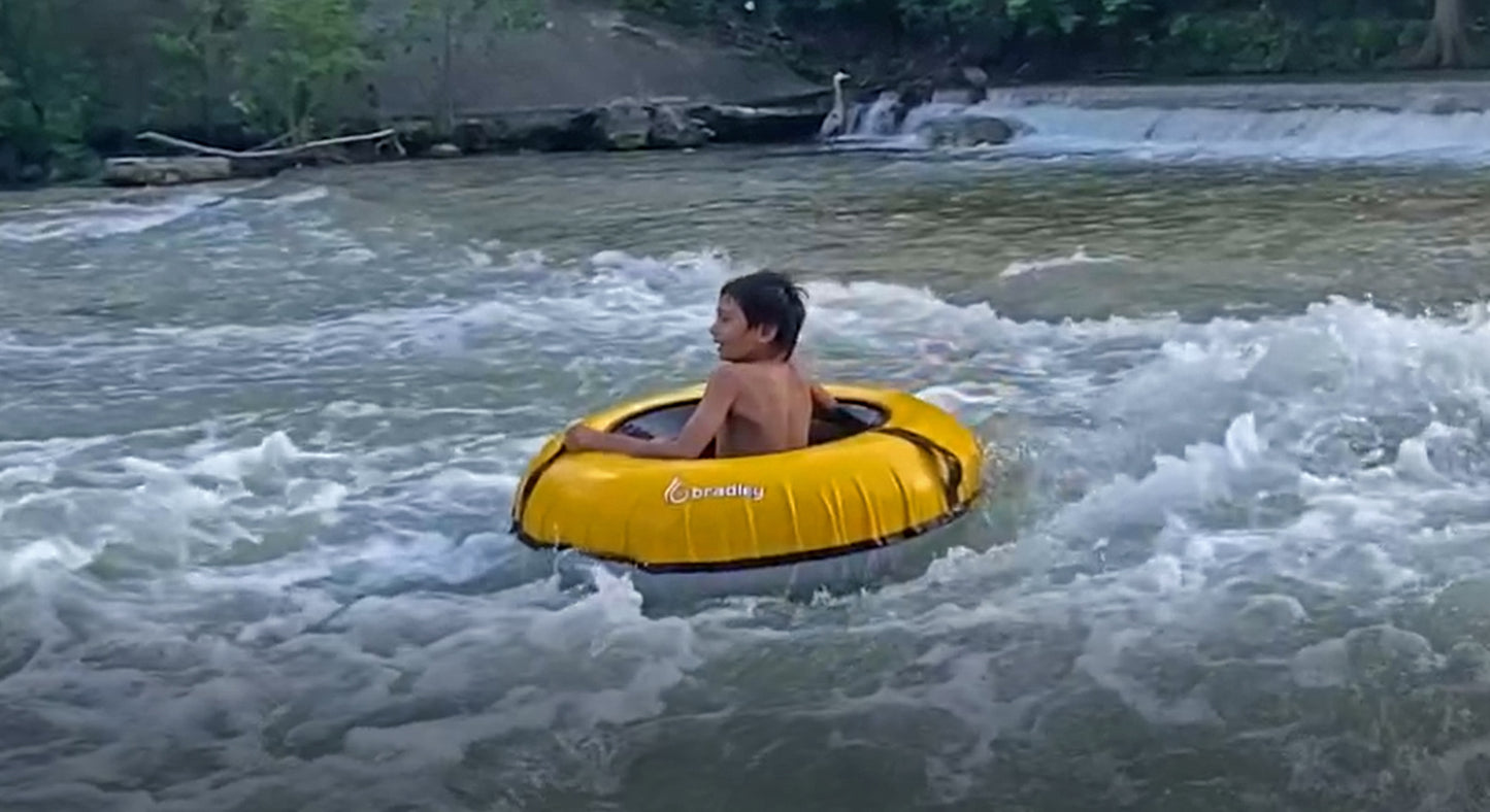Bradley heavy duty tubes for floating the river; Whitewater water tube; Rubber Truck Tire tube with cover for river floating; Linking river tubes for floating the river; river raft tube