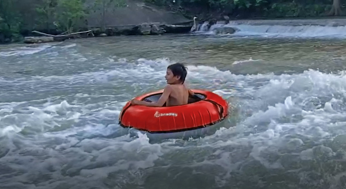 Bradley heavy duty tubes for floating the river; Whitewater water tube; Rubber Truck Tire tube with cover for river floating; Linking river tubes for floating the river; river raft tube