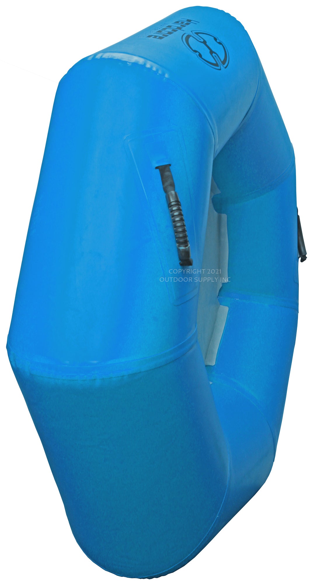 Hardcore River Tube with Durable Triple-Layer PVC, Ergonomic Seven-Sided Design, Intuitive Handles, and C7 Valve Inflation – Ideal for Tubing Adventures