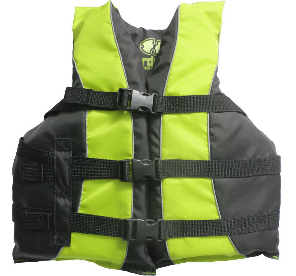Hardcore life jacket paddle vest; Coast Guard approved Type III PFD life vest flotation device; Jet ski, wakeboard, kayak; Ideal extra life jacket for your pontoon boat