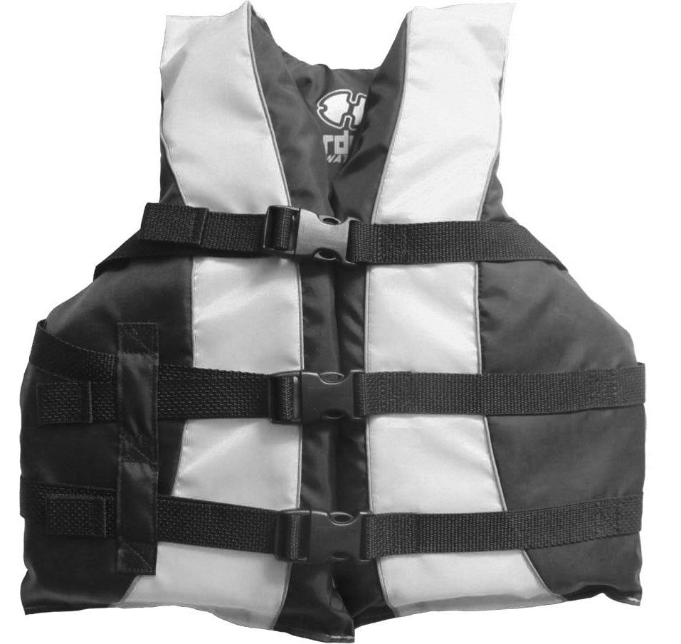 Hardcore life jacket paddle vest; Coast Guard approved Type III PFD life vest flotation device; Jet ski, wakeboard, kayak; Ideal extra life jacket for your pontoon boat