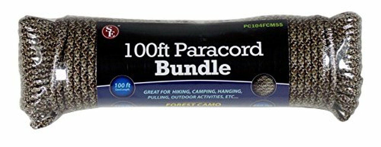 Survivor Series 7-Strand 550 Desert Camo Paracord, 100'