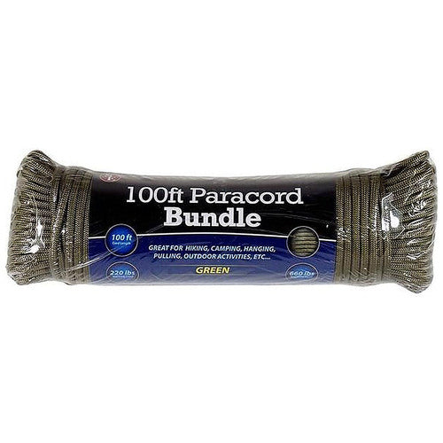 Survivor Series 7-Strand 550 Green Paracord, 100'