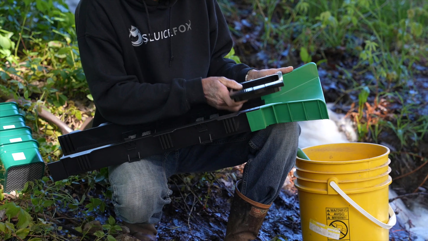 Complete Selection of Sluice Fox Modular Sluice Box Parts, Add-Ons, and Accessories for Gold Panning Kits – Upgrade Your Sluice Box for Optimal Performance