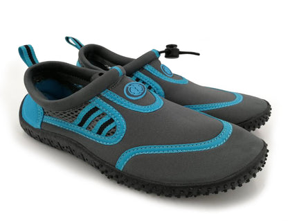 Hardcore Mens Water Shoes; Quick Drying Aqua Socks for Barefoot Running, Swimming, Poolside Fun at The Water Park, Camping, Yoga or Surfing at The Beach