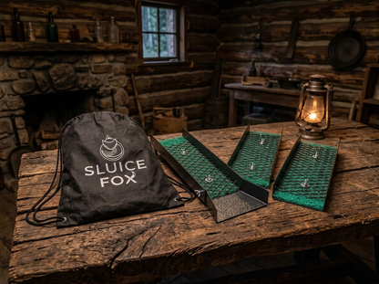 Sluice Fox 12" Pocket Sluice Box – Portable Metal Sluice Kit