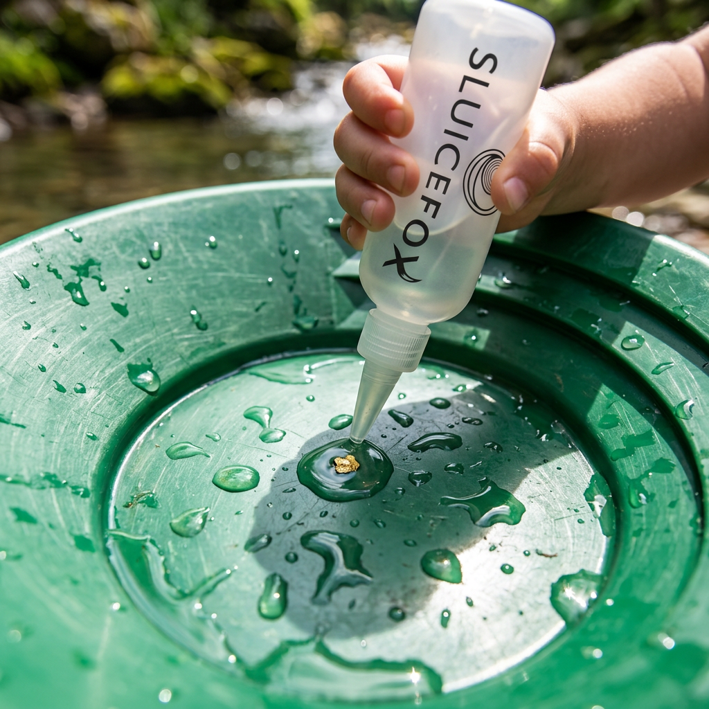 Sluice Fox 2-Pack Gold Panning Starter Kit – 9" Pans + Snifter Bottle