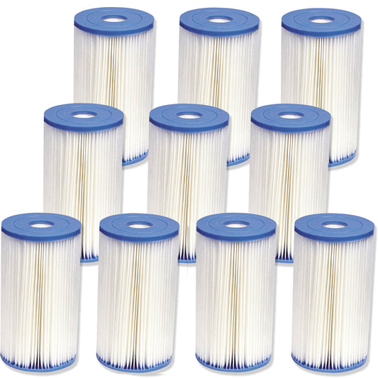 10 Pack Intex Type B Filter Cartridge for Above Ground Swimming Pool Pumps