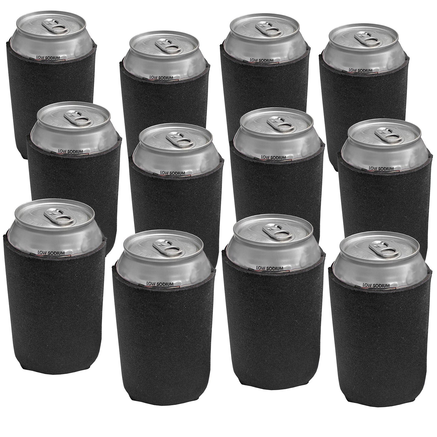 12-Pack Premium Blank Beverage Insulator Can Coolers – Customizable, Durable, and Perfect for Parties, Events, Weddings, Promotions, and Personalized Gifts or Favors.