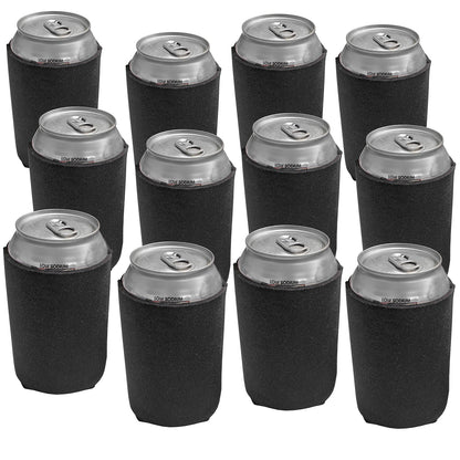 12-Pack Premium Blank Beverage Insulator Can Coolers – Customizable, Durable, and Perfect for Parties, Events, Weddings, Promotions, and Personalized Gifts or Favors.