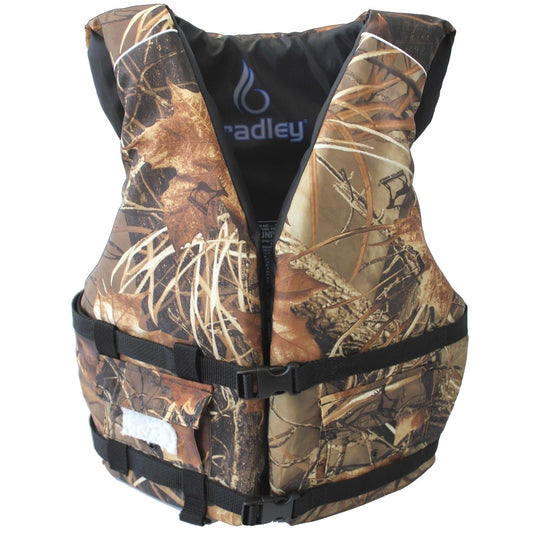 Bradley Adult Fishing Vest: The go-to Life Jacket for Fishing, Watersports, Boating, and Tubing—Comfortable and Adjustable to fit Adults and Teens over 90 lbs.