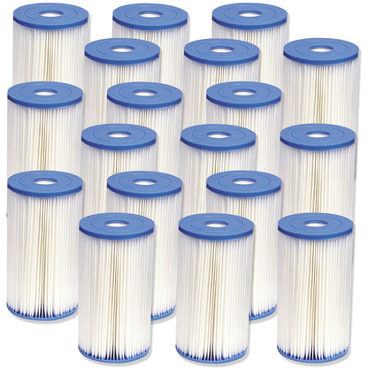 18 Pack Intex Type B Filter Cartridge for Above Ground Swimming Pool Pumps