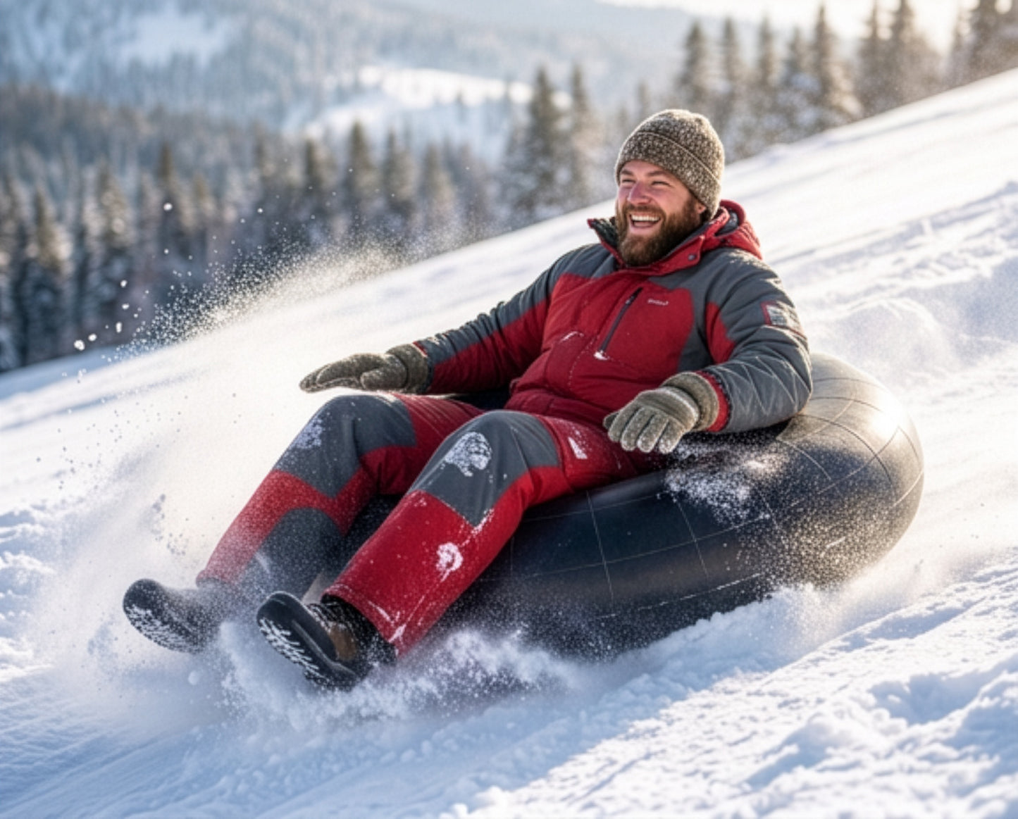 Bradley Heavy Duty Butyl Rubber Inner Tubes – Inflatable Tubes for Snow Sledding, River Floating, Pool Closing, and Whitewater Adventures